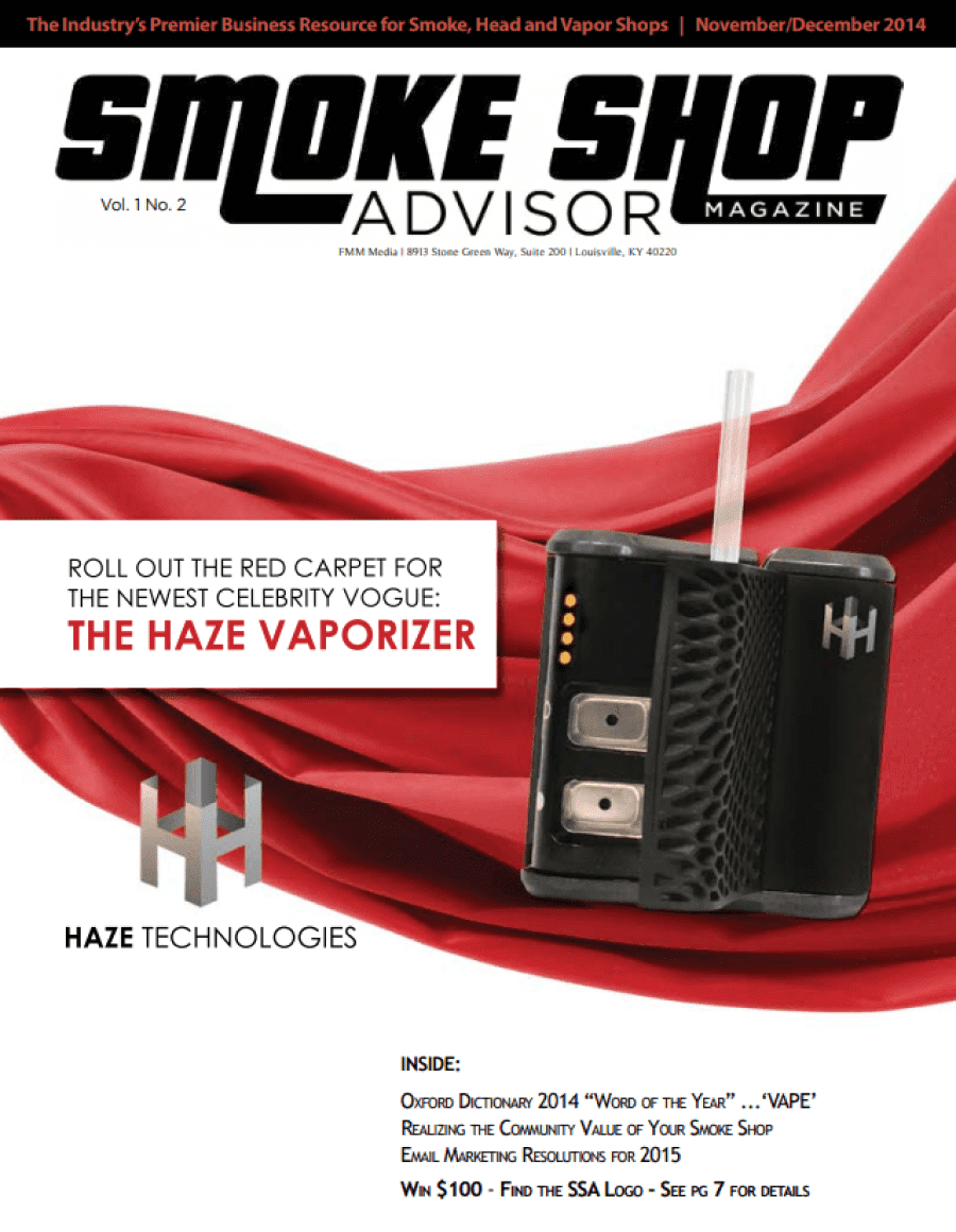 Smoke Shop Advizor - Nov/Dec 2014